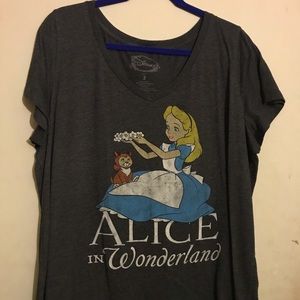 Torrid Disney Alice in Wonderland t shirt